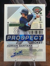 2024 Panini Prospect Edition #180 Adrian Santana Prospect Ticket Autograph (RC)