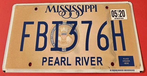 FBI3 76H Vanity License Plate FBI37 6H