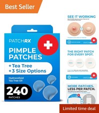 Hydrocolloid Pimple Patches with Tea Tree Oil - 240 Count for Acne Relief