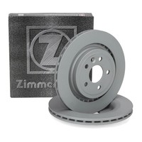 Zimmermann Bremsscheiben FüR Volvo S60 II S80 II V60 I V70 III XC70 II Hinten