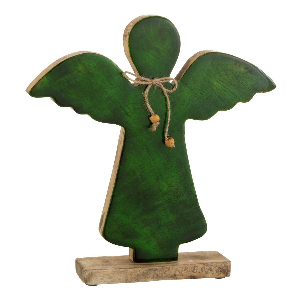 Statuette Ange Gabriel Vert 26cm | Sculpture Décorative Ange Gardien