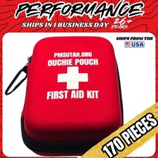 170 Pc Portable First Aid Kit Motorcycle Med ...