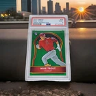 2011 Topps Finest Mike Trout Rookie Card RC #94 Green Refractor /199 PSA 9