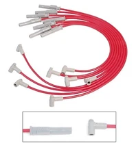 MSD 35399 Red 8.5mm Super Conductor Spark Plug Wire Set