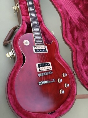 Gibson Les Paul Traditional Pro V Satin Wine Red w/ OHSC Excellent Condition