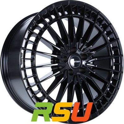 GMP Qstar glossy black 8x19'' ET45 LK5 112 ML 57.1 Alufelgen 19 Zoll