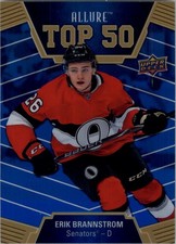 2019-20 Upper Deck Allure Top 50 Blue #T5018 Erik Brannstrom - HKY