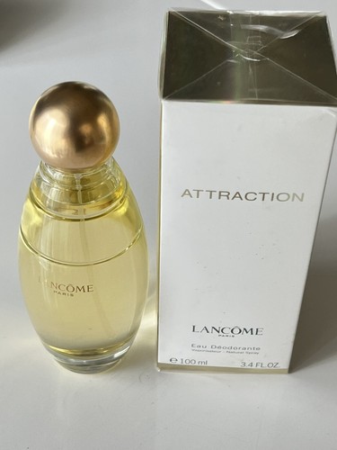 ATTRACTION by Lancome 100 ml/ 3.4 oz Deodorant Spray~SEALED NEW - Picture 6 of 11