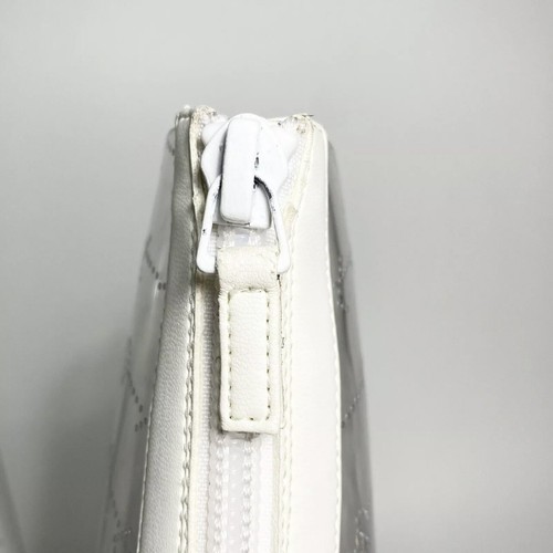 STELLA MCCARTNEY Womens Transparent PVC Logo Ankle Boots Booties White 10 - Picture 7 of 11