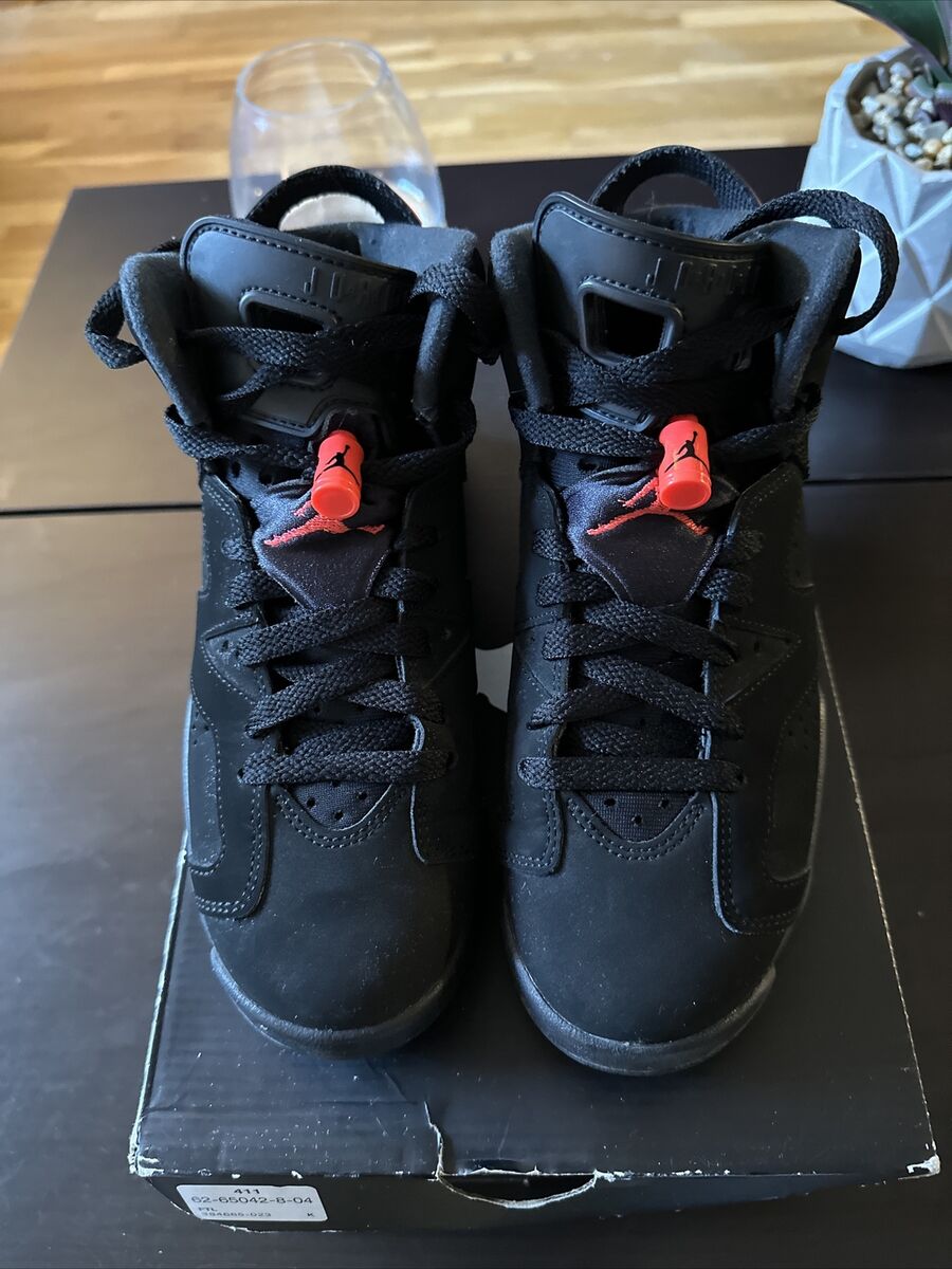 Nike Air Jordan RETRO 6 VI Black Infrared 2014 Size 4.5 Y | eBay Nike Air Jordan RETRO 6 VI Black Infrared 2014 Size 4.5 Y | eBay