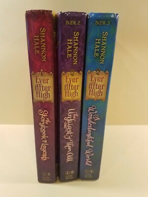 SHANNON HALE Lot of 3 Every After High Series (Books 1-3) - HC VGC 