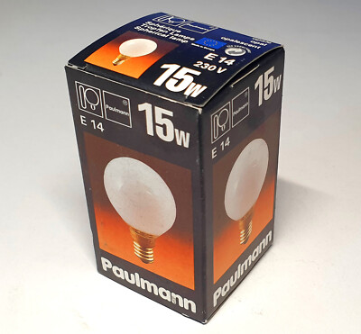 PAULMANN Tropfen E14 15W Soft OPAL 432.10  240V Glühlampe Lampe dimmbar NEU OVP