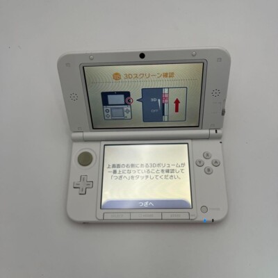 Nintendo 3DS LL XL Game Console Pink/White, Excellent condition