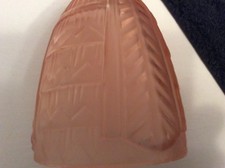 1 tulipe couleur saumon / obus percé  Noverdy  France .   Art Deco  