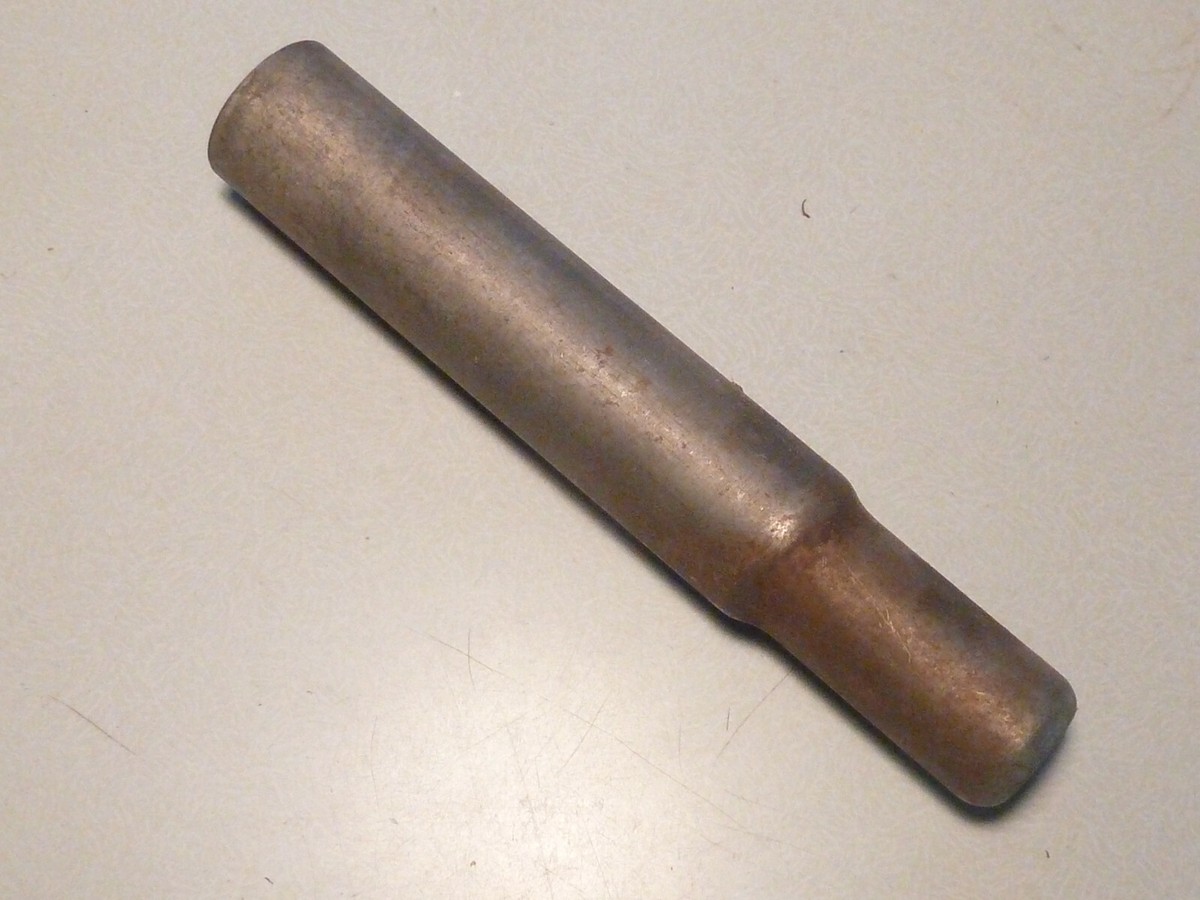 rare tige tube de selle 25.6 mm vintage acier 86 gr L 145 mm