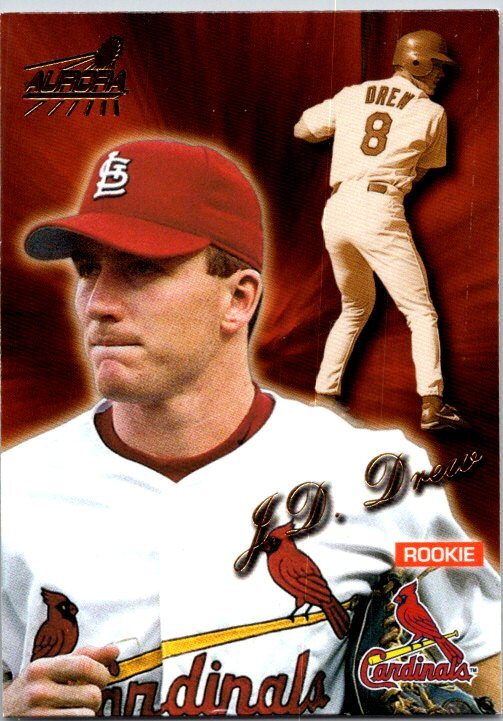 1999 Pacific Aurora #153 J.D. Drew baseball card 10L