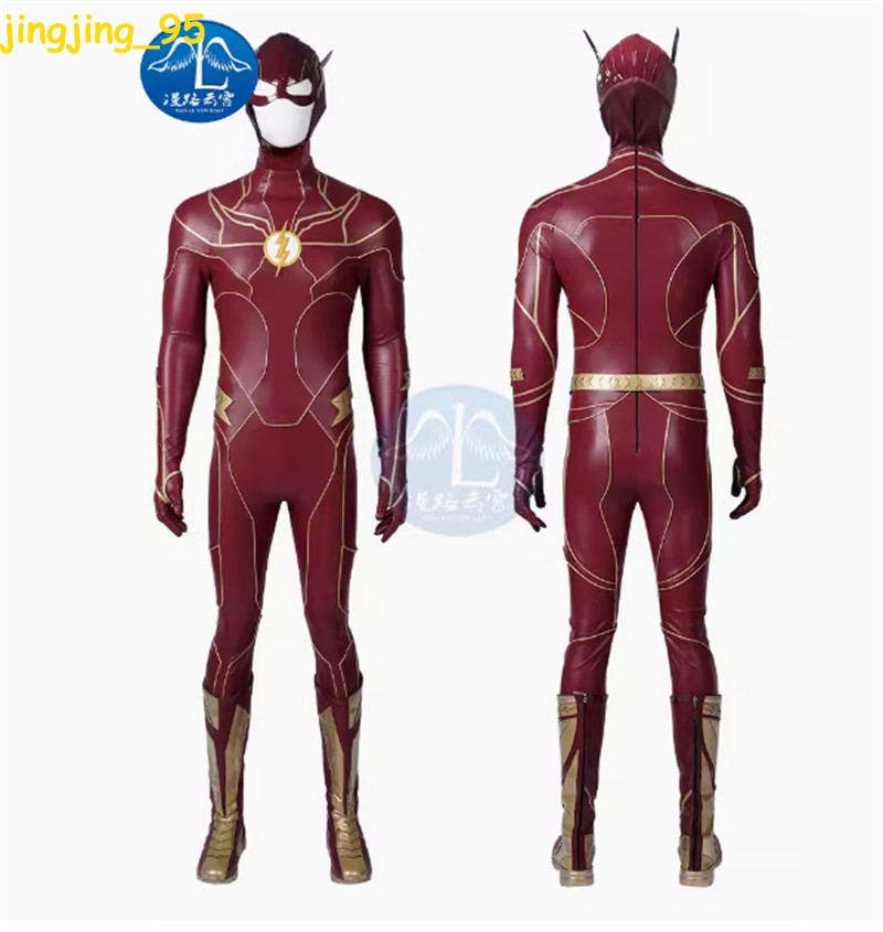 DC The Flash Mono Juegos con disfraces Para hombres Disfraz Halloween Uniforme Zapatos Conjunto 2023