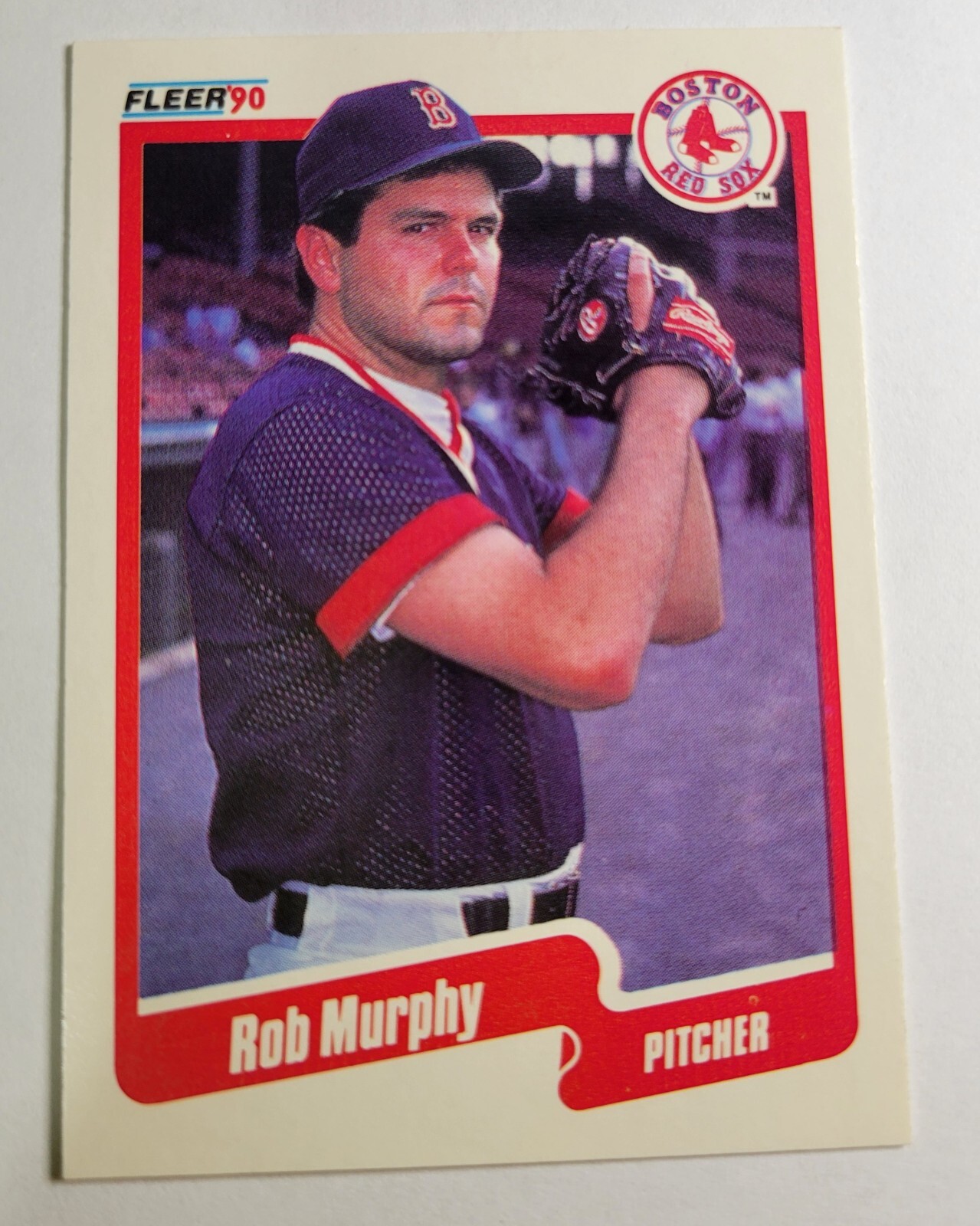 1990 Fleer Rob Murphy-Boston Red Sox #281 Pitcher Baseball Card MLB Vintage