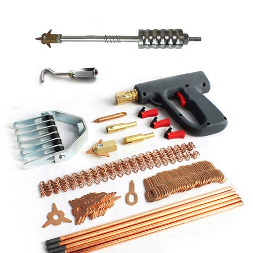 86 Pcs Dent Puller Kit Punktschweißelektroden Spotter Schweißgerät Ausbeul Satz - Bild 1 von 10