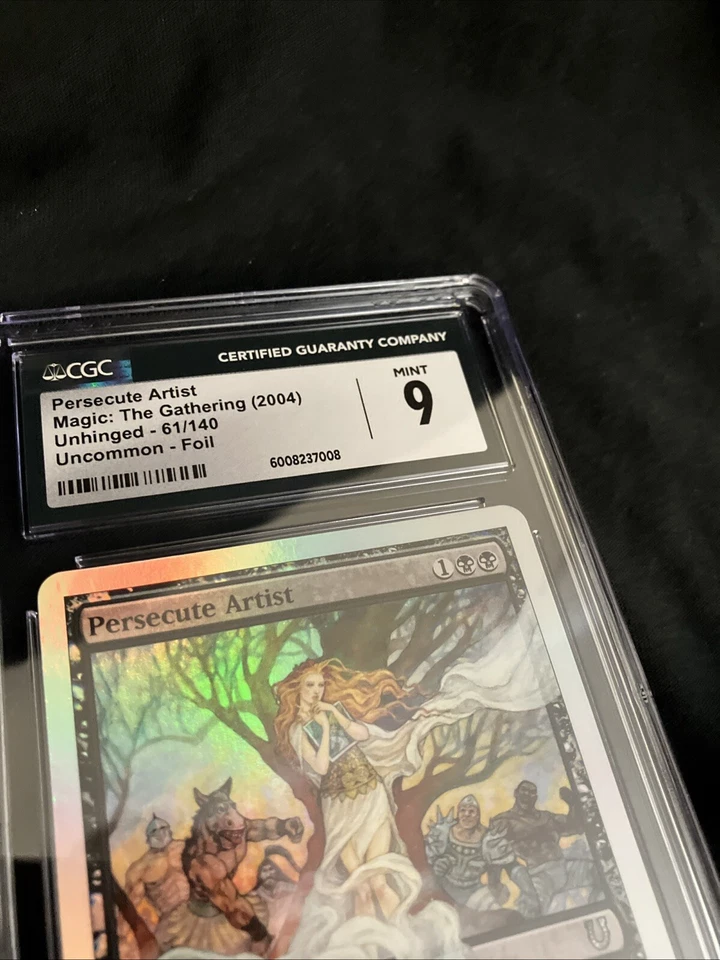 Persecute Artist FOIL Unhinged MINT CGC (7008) Grade 9 Magic | MTG - Image 3 of 3