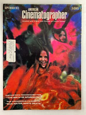 American Cinematographer Magazine September 1971 The Birth of Aphrodite