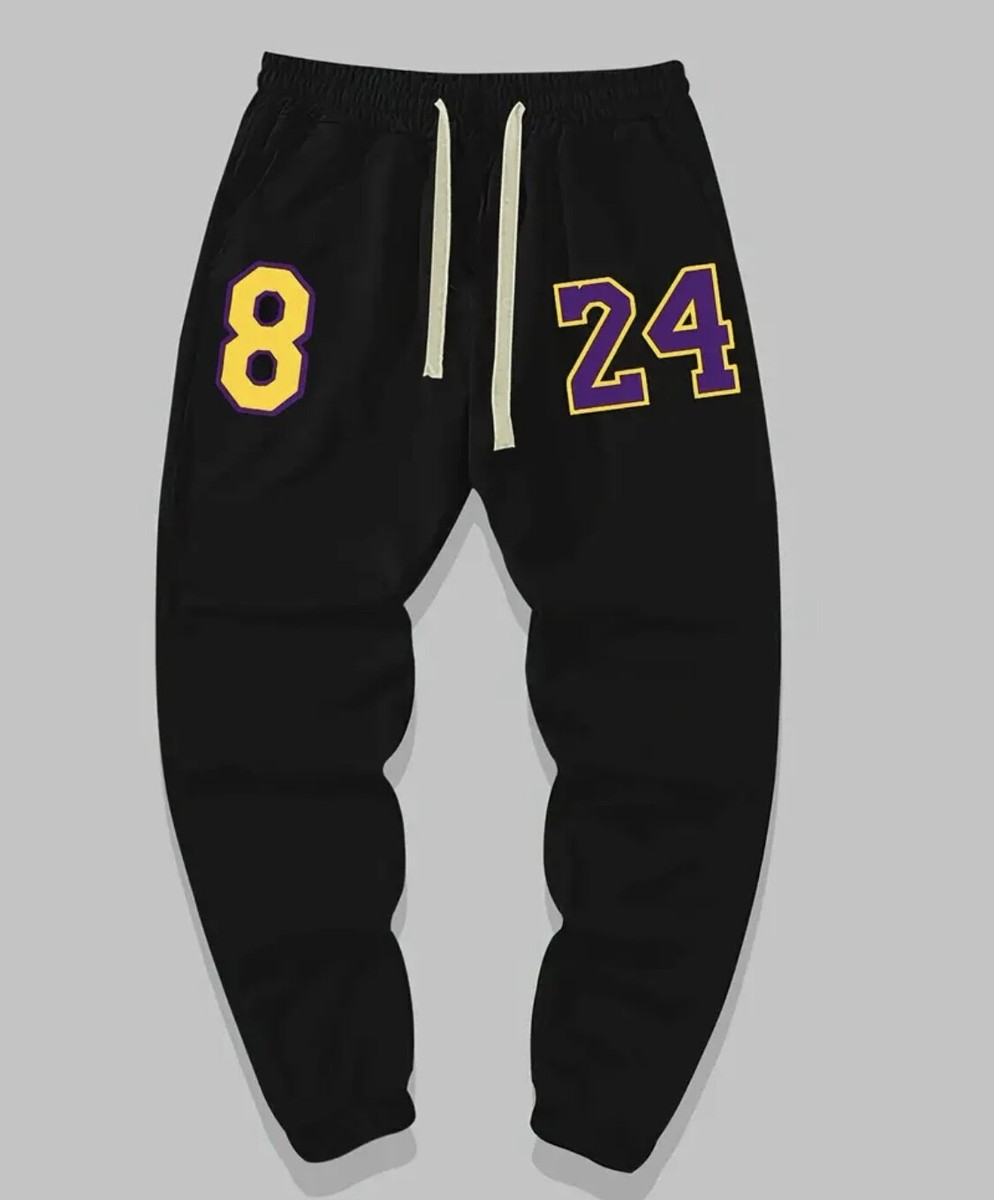 8 - 24 Black Mamba Kobe Bryant Lakers Black/Grey Jogger 8 - 24 Black Mamba Kobe Bryant Lakers Black/Grey Jogger