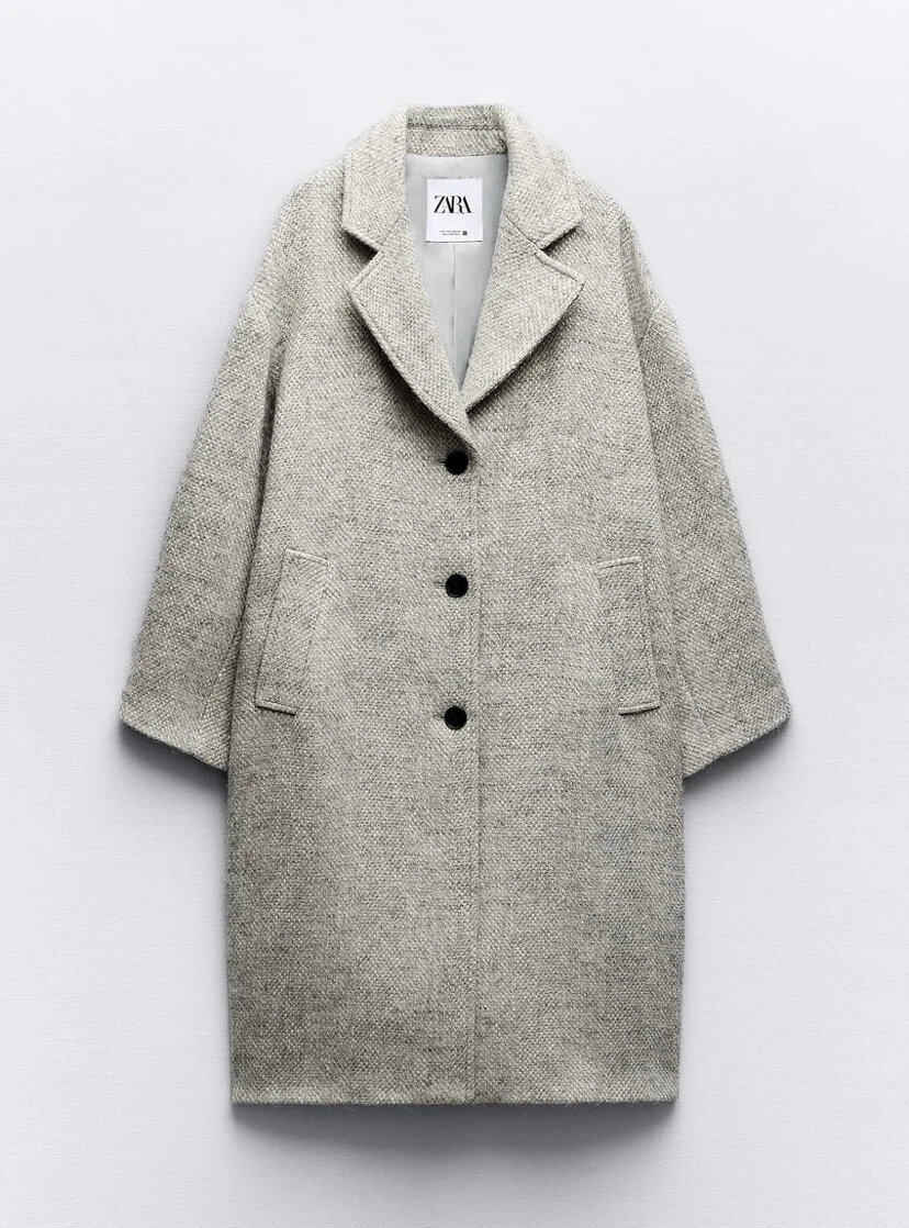 Zara top coat sizing