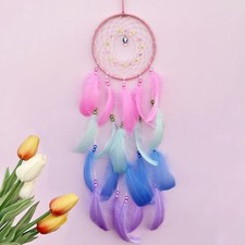 Colorful Dream Catcher Feather Handmade Dreamcathers Wall Hanging Decoration ...