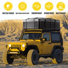 Car Roof Top Bag Waterproof Cargo Carrier Luggage Storage Fit For Jeep Wrangler