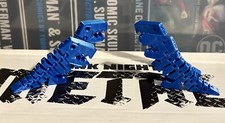 Figura de acción articulada T Flex Tyrannosaur Rex inquieto juguete hiper azul dinosaurio