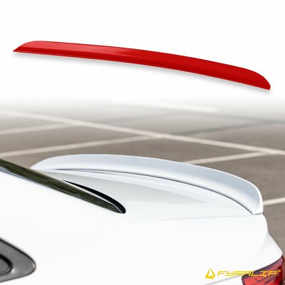 Fyralip Y15 Painted Trunk Lip Spoiler Duckbill for BMW 3er E46 Coupe Red 438