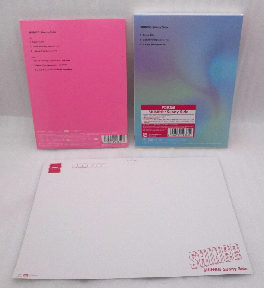 [ Unopened ] SHINee Sunny Side Limited Edition & FC edition 2CDs w/ Post Card - Image 2 of 4