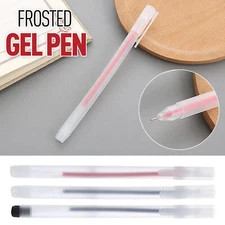 Transparent Frosted Gel Pen 0.5mm Bullet-Point Fountain-Pen LearnStationery 1/ZR