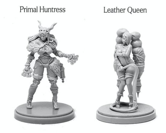 Buste Kingdom Death: Primal Huntress – First Run édition Collector Super Rare