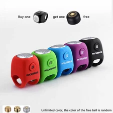 ROCKBROS Bike Electric Horn Silicone Handlebar Bell Waterproof 110dB Colorful