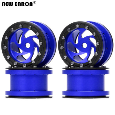 Aluminium 2.2'' Beadlock Wheel Rim For 1/10 RC Axial SCX10 II Wraith RBX10 Ryft