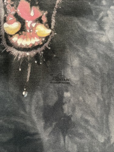 Camiseta de Colección Años 90 The Mountain Teñida Gráfica Lobo Para Hombres XL Estampado Amina - Imagen 3 de 6