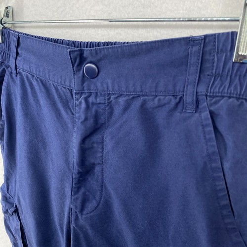 KITH Pants Youth 12 KIDS Classic Cargo Tapered Snap Front Cotton Poplin Blue - Picture 5 of 16