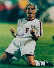 Mia Hamm Autographed 8x10 Photo USA World Cup Olympics Celebrate Signed Reprint