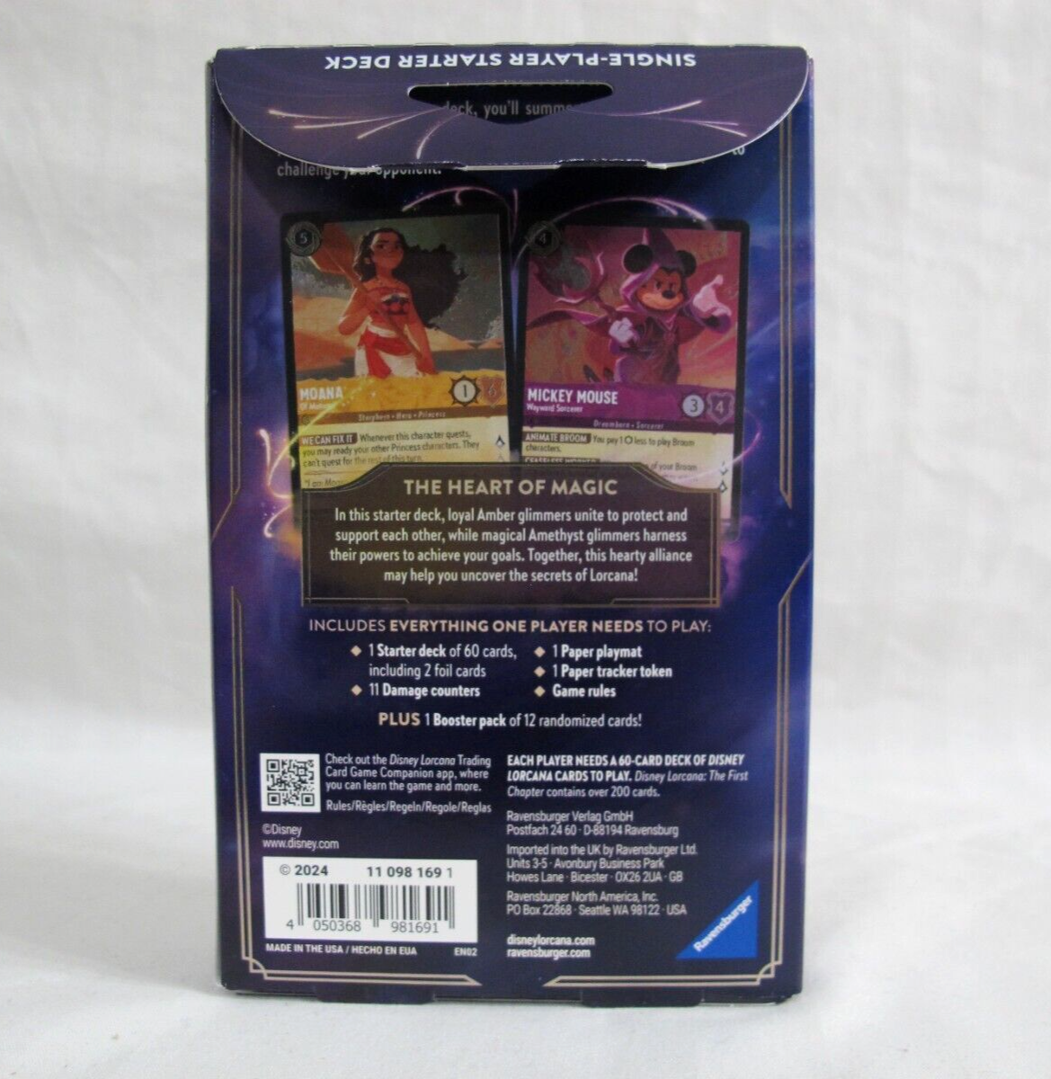 Disney Lorcana The First Chapter Starter Deck Set of 3 - Sealed Decks &  Boosters