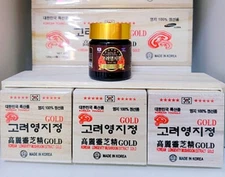 Korean Lingzhi Reishi Mushroom Ganoderma Lucidum Extract Gold 120g x 3