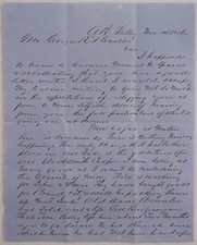 [CALIFORNIA-YUBA COUNTY REPUBLICANS] Letter by the Owner of General Store. 1856