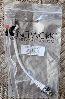 Intellinet Network cat6 rj-45 male/rj-45 male utp network patch cable 6''