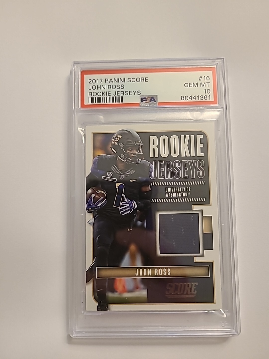 John Ross Panini Score Rookie Jerseys #16 Base