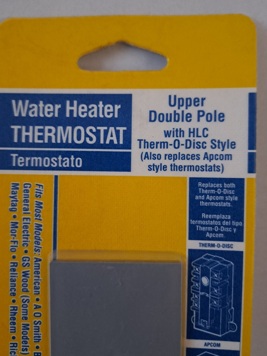Camco 15450 Water Heater Thermostat Upper Double Pole w/ HLC Therm-O-Disc  Style | eBay