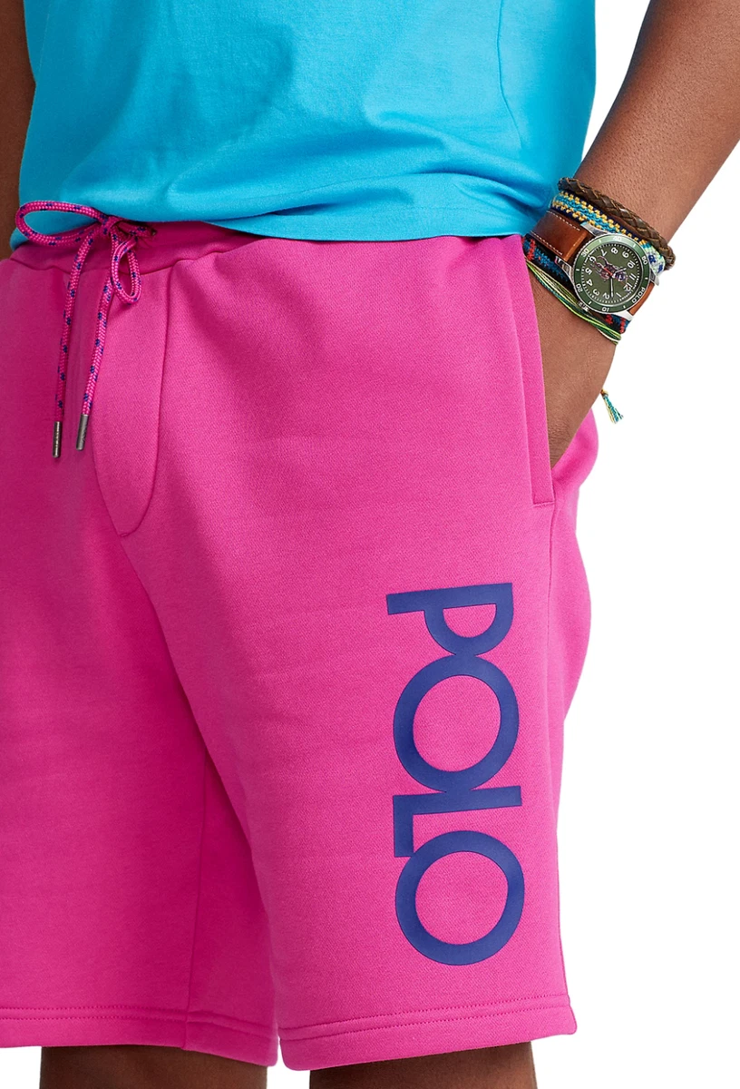 Pink store sweatpant shorts