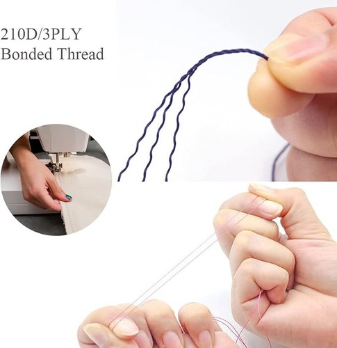 Polyester Thread Heavy Duty Bonded UV Resistant Outdoor #69 T70 Size 210D/3Ply M - Picture 4 of 6