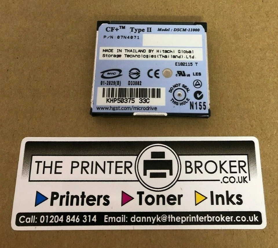IBM 1GB Microdrive 07N4071 DSCM11000 - Image 2 of 2