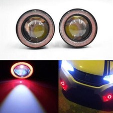 3.5 Inch Cob Led Fog Light Projector Car Red Angel Eyes Halo Ring Drl Lamp 3.5 Inch Cob Led Fog Light Projector Car Red Angel Eyes Halo Ring Drl Lamp