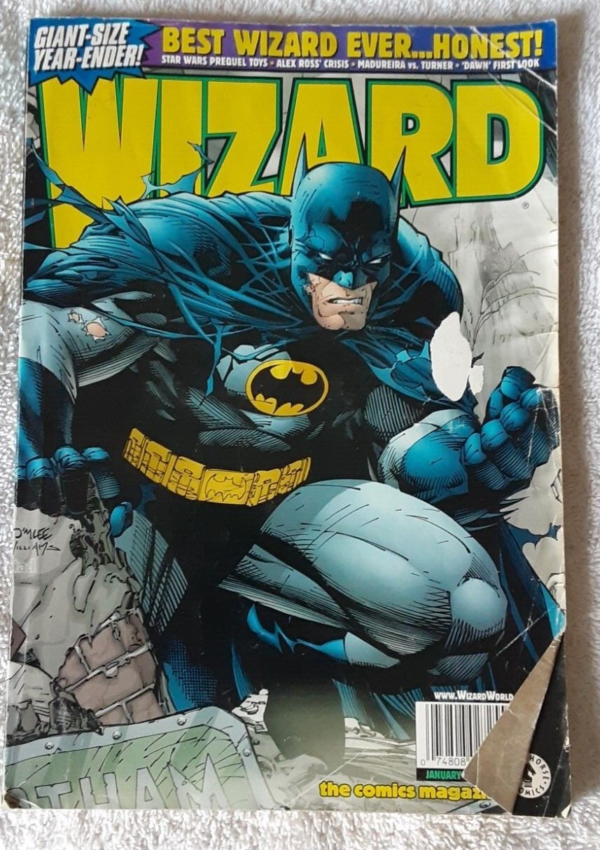 Wizard Comics Magazine January 1999 89 Batman Cover 1 eBay